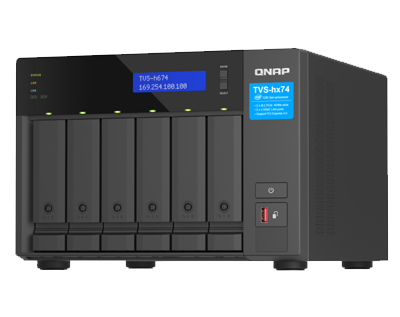 QNAP威联通TVS-h674 6盘位NAS网络存储服务器 文件共享 私有网盘 成都总代理